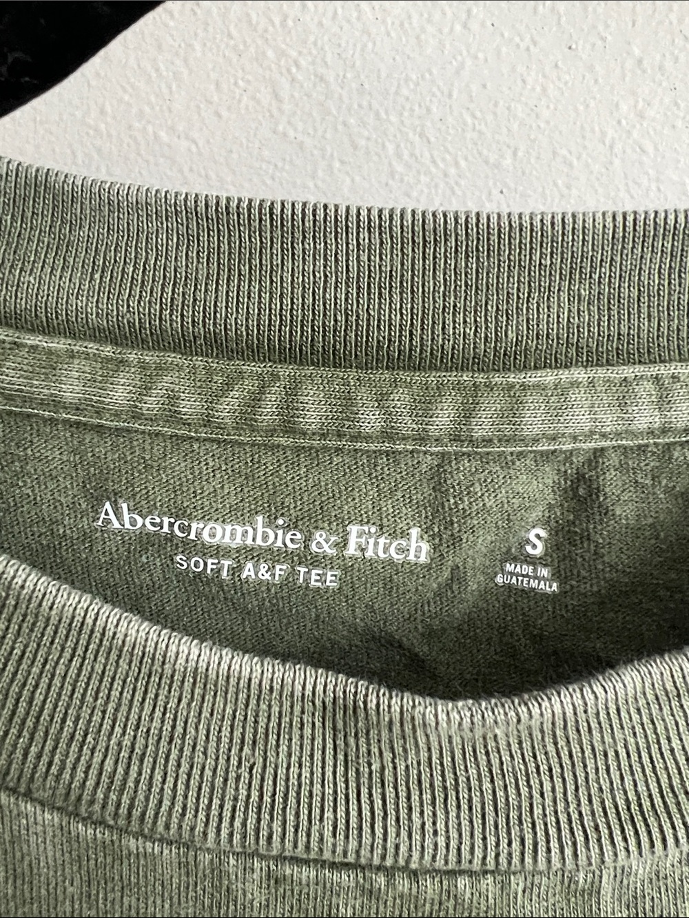Abercrombie & Fitch Olive Green Great Smoky Mountains Graphic Tee - Picture 2 of 2